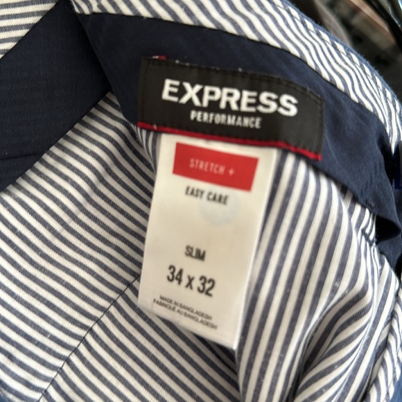 Men’s 34 x 32 slim stretch plus + performance pants easy care - Picture 2 of 4